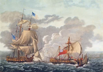 De inname van het Engelse schip 